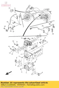 yamaha 36B2131D0000 plato, tapa - Lado inferior