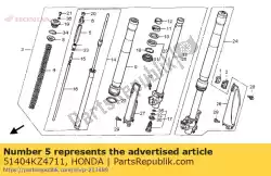 Tutaj możesz zamówić przewodnik, wiosna od Honda , z numerem części 51404KZ4711: