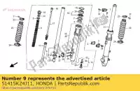 51415KZ4J11, Honda, arbusto, sli der honda cr xr 125 650 1999 2000 2001 2002 2003 2004 2005 2006 2007, Novo