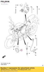 suzuki 3850023K10 klakson - Dół