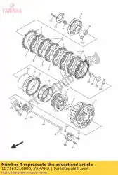 Ici, vous pouvez commander le plaque, friction auprès de Yamaha , avec le numéro de pièce 1D7163210000: