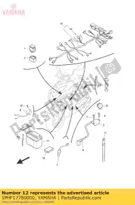 yamaha 1PHF17780000 umiejscowienie amortyzatora - Dół
