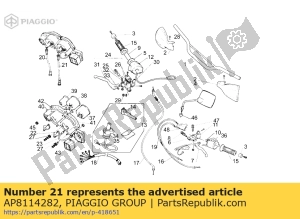 aprilia AP8114282 kabel licznika kilometrów - Dół