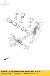 yamaha 26H121531100 lifter, valve - Bottom side