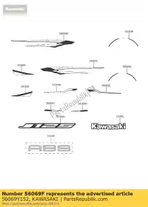 Kawasaki 56069Y152 padrão, borda, fr sc125agfa - Lado inferior