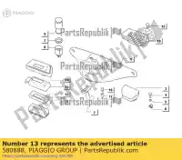 580888, Piaggio Group, boné ape vin: zapc80000, motor: c000m zapc80000 50 1998 1999 2000 2001 2002 2003 2004 2005 2006 2007 2008 2009 2010 2011 2012 2013 2014 2015 2016 2017 2018 2019 2020 2021 2022, Novo