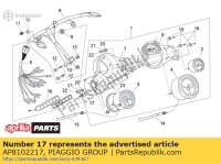 AP8102217, Aprilia, boton puesta a cero, Usado