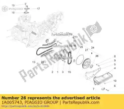 Aqui você pode pedir o anel de vedação 24,35,7 em Piaggio Group , com o número da peça 1A005743: