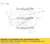 CM03450150E9, Piaggio Group, cajado ape vin: zapc80000, motor: c000m 50 2009 2010 2011 2012 2013 2014 2015 2016 2017 2018 2019 2020 2021 2022, Novo