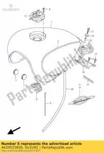 suzuki 4420033850 ensemble de bouchon, réservoir - La partie au fond