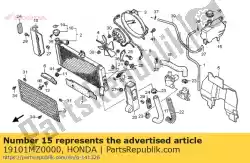 Ici, vous pouvez commander le réservoir, réserve radiateur auprès de Honda , avec le numéro de pièce 19101MZ0000: