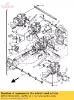 4BR149032100, Yamaha, carburetor assy 3 yamaha xj xjn xjs diversion 600, New