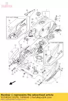 51DW241101P0, Yamaha, assy de réservoir de carburant yamaha ybr 125 2012, Nouveau