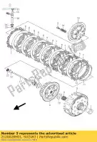 2120028H01, Suzuki, gear assy, ??prima suzuki rm z450 450 , Nouveau