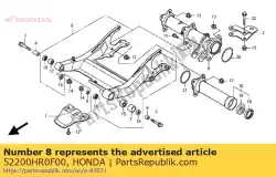 Here you can order the no description available at the moment from Honda, with part number 52200HR0F00: