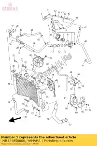 yamaha 14B124850000 pipe 5 - Bottom side