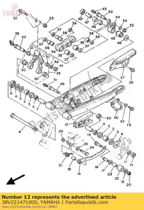 yamaha 38V221471000 protector, chain - Bottom side