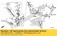 45530KVY911, Honda, zestaw cylindrów, master honda nc  xa cbr ra integra d dct xd dtc sd r s x sa nhx110wh nc700d nc700s nc700sa nc700sd nc700x nc700xa nc700xd ww125ex2 cbr250r nsc502wh ww125 nc750xa nsc110cbf pcx150 700 250 110 125 502 750 150 , Nowy