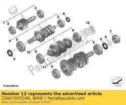 Qui puoi ordinare anello elastico - 25x1,1 da BMW , con numero parte 23007695548: