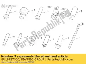 Piaggio Group GU19927600 puller for swing arm hold. - Bottom side