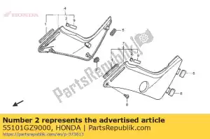 honda 55101GZ9000 cuscino, serbatoio dell'olio - Il fondo