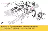 17210MKGA00, Honda, boîtier comp., filtre à air honda  500 2017 2018 2019, Nouveau