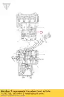 T3202311, Triumph, bolt, hhf, m8x1.25x130, slv triumph america carbs america efi bonneville & bonneville t100 carbs bonneville & bonneville t100 efi bonneville efi > 380776 bonneville from vin 380777 & se bonneville from vin 380777/ se bonneville t100 efi daytona 955i 132513 > scramb, New