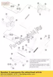 Here you can order the camshaft intake cpl. Rear from KTM, with part number 60136109000: