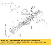 2B000690000H4, Piaggio Group, bloqueio do escudo frontal piaggio mp zapm860x, zapta10w zapm86100, zapm86101 zapm86200, zapm86202 300 500 2014 2015 2016 2017 2018 2019, Novo