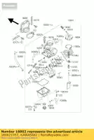 160021057, Kawasaki, cabo de ajuste kawasaki kx  k j kdx e a h b kdx200 kdx125 kx125 kx250 125 250 200 , Novo