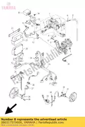 Here you can order the bracket 1 from Yamaha, with part number 2B02175T0000: