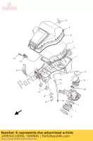 1HPE44110000, Yamaha, caso, filtro de ar yamaha yfm 550 700 2009 2010 2011 2012 2013 2014 2015, Novo