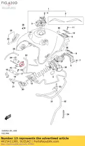 suzuki 4415411J00 staffa anteriore c - Il fondo