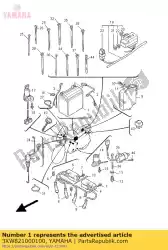 Ici, vous pouvez commander le batterie (ytx14-bs) auprès de Yamaha , avec le numéro de pièce 3XW821000100: