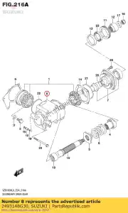 suzuki 2493148G30 case,secondary - Bottom side