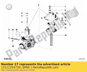 bmw 13111254739 gasket ring - Bottom side