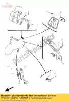 3Y3273150000, Yamaha, schakel, zijstandaard yamaha fz xj xv 750 900 1000 1100 1986 1994 1995 1996, Nieuw