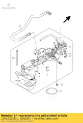 Qui puoi ordinare coperchio, filtro da Suzuki , con numero parte 1542522H00: