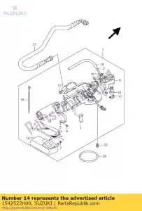 suzuki 1542522H00 coperchio, filtro - Il fondo