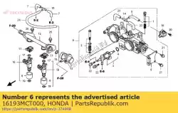 Ici, vous pouvez commander le tube auprès de Honda , avec le numéro de pièce 16193MCT000: