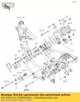 921540514, Kawasaki, parafuso, flangeado, 10x158 ej800abf kawasaki  w 800 2011 2012 2013 2014 2016 2018 2019 2020 2021, Novo