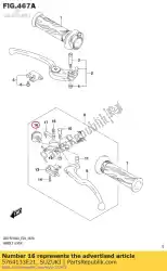 Ici, vous pouvez commander le écrou, régleur auprès de Suzuki , avec le numéro de pièce 5764133E21: