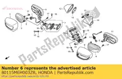 Aqui você pode pedir o cobrir comp., r. Espelho * n em Honda , com o número da peça 80115MEH003ZB: