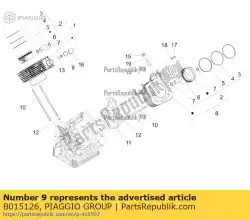 Here you can order the o-ring 26. 64x2. 62 from Piaggio Group, with part number B015126: