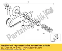 11117653470, BMW, arbusto de guía bmw c1 125 2000 2001 2002 2003 2004, Nuevo