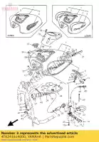 4TR241614000, Yamaha, embleem 1 yamaha xvs dragstar 650, Nieuw