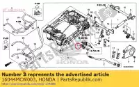 16044MCW003, Honda, assy de cire. honda  cbr st vfr 800 1000 1300 2002 2003 2004 2005 2006 2007 2008 2009 2010 2011 2012 2013 2017, Nouveau