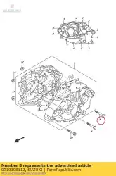 Qui puoi ordinare bullone 8x90 da Suzuki , con numero parte 0910308112: