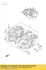 Suzuki 0910308112 bullone 8x90 - Il fondo