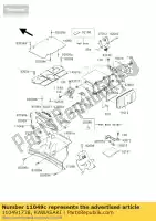 110491738, Kawasaki, bracket kvf400-a1 kawasaki kvf 300 400 2000 2001 2002, New